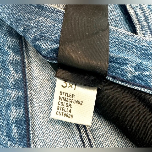 3x1 NYC Mid-Rise Straight Leg Distressed Ankle Jean, Size US 28 - Picture 7 of 13